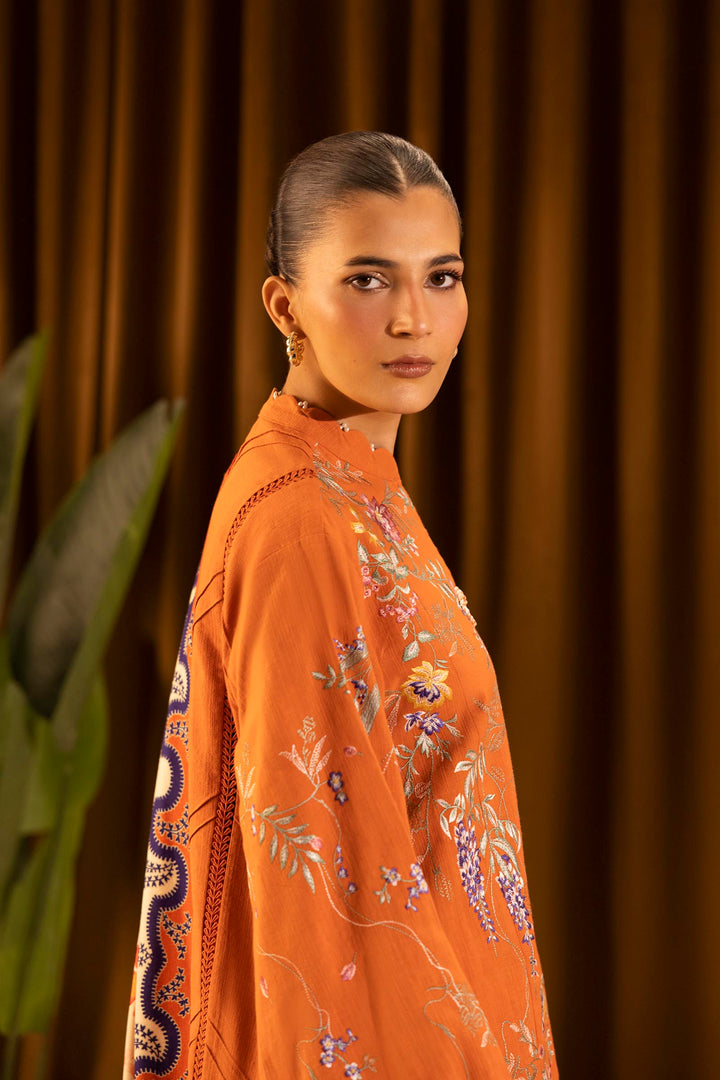 Sana Safinaz - Slub Muzlin - 3 Piece - Unstitched - M253-009B-3Ap