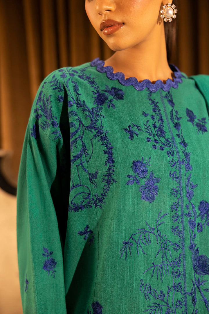 Sana Safinaz - Slub Muzlin - 3 Piece - Unstitched - M253-010A-3Cp