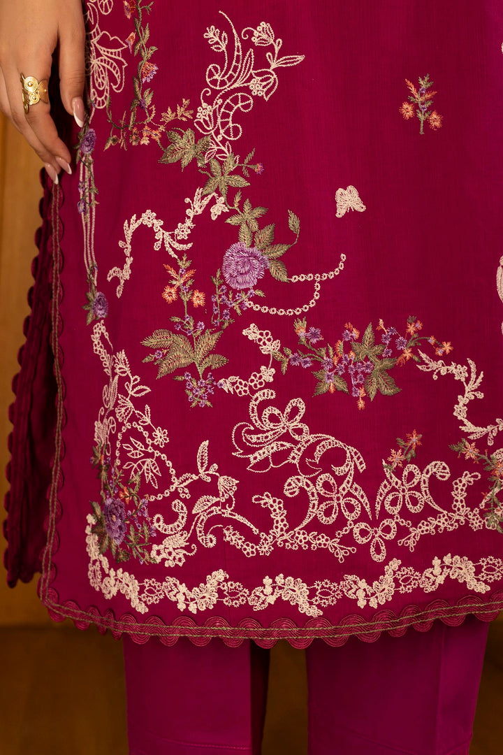 Sana Safinaz - Linen Muzlin - 3 Piece - Unstitched - M253-012A-3Cp