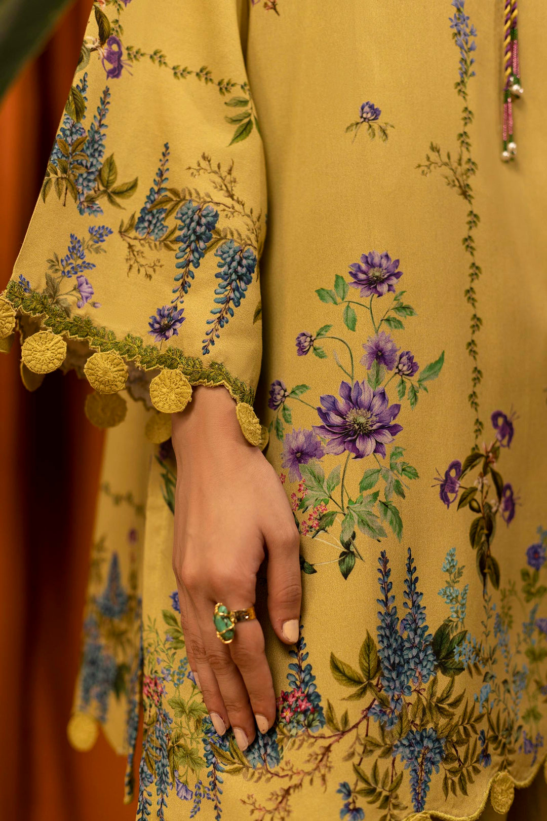 Sana Safinaz - Linen Muzlin - 3 Piece - Unstitched - M253-013A-3Cq