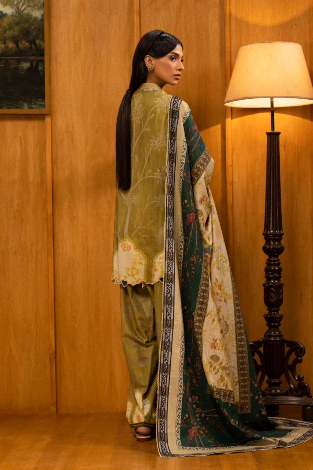 Sana Safinaz - Linen Muzlin - 3 Piece - Unstitched - M253-016A-3Cy