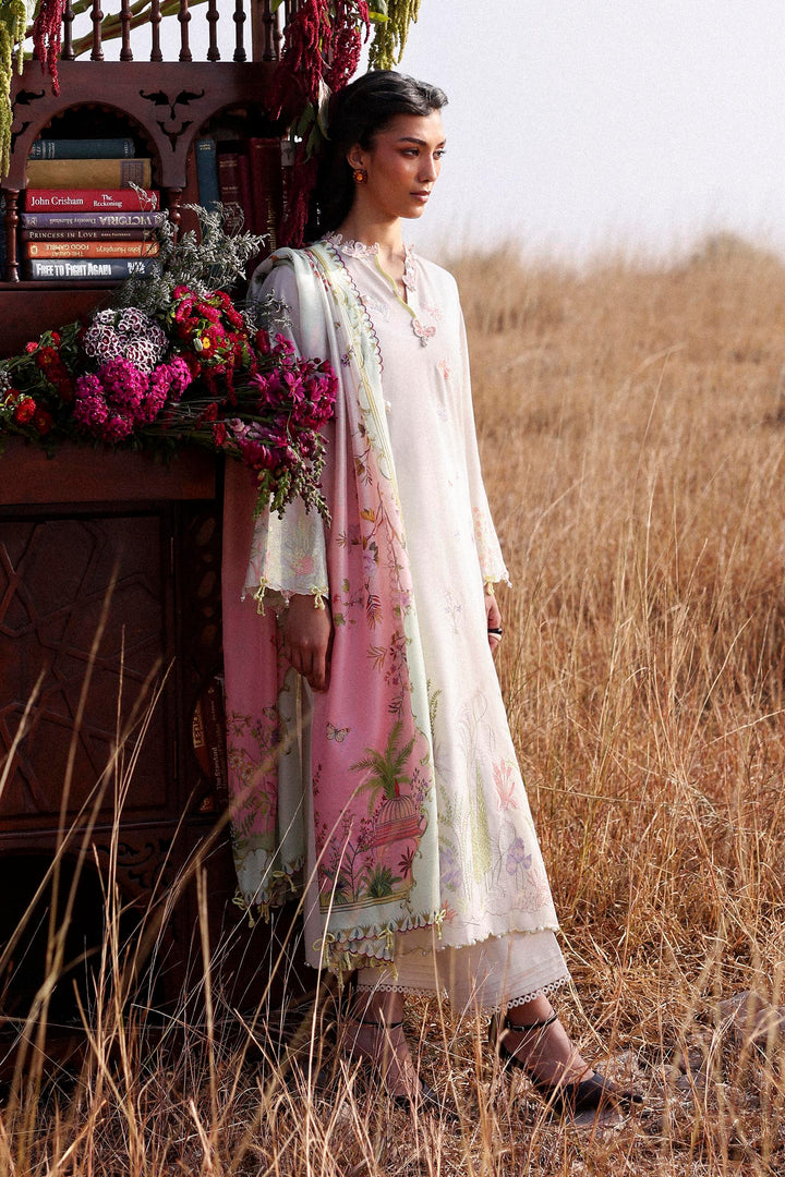Sana Safinaz - Muzlin Lawn Unstitch Suit For Women - 3 Piece