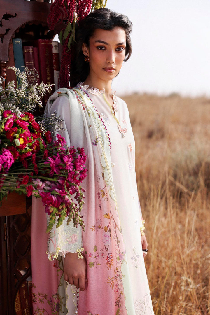 Sana Safinaz - Muzlin Lawn Unstitch Suit For Women - 3 Piece