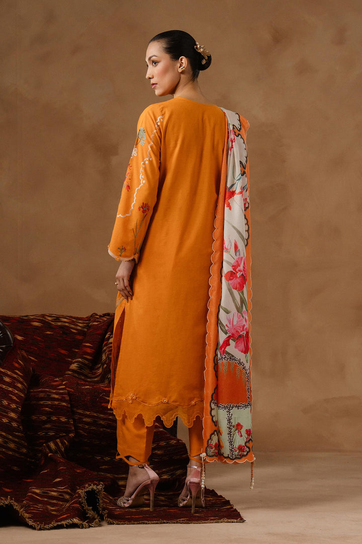 Sana Safinaz - Muzlin Lawn Unstitch Suit For Women - 3 Piece