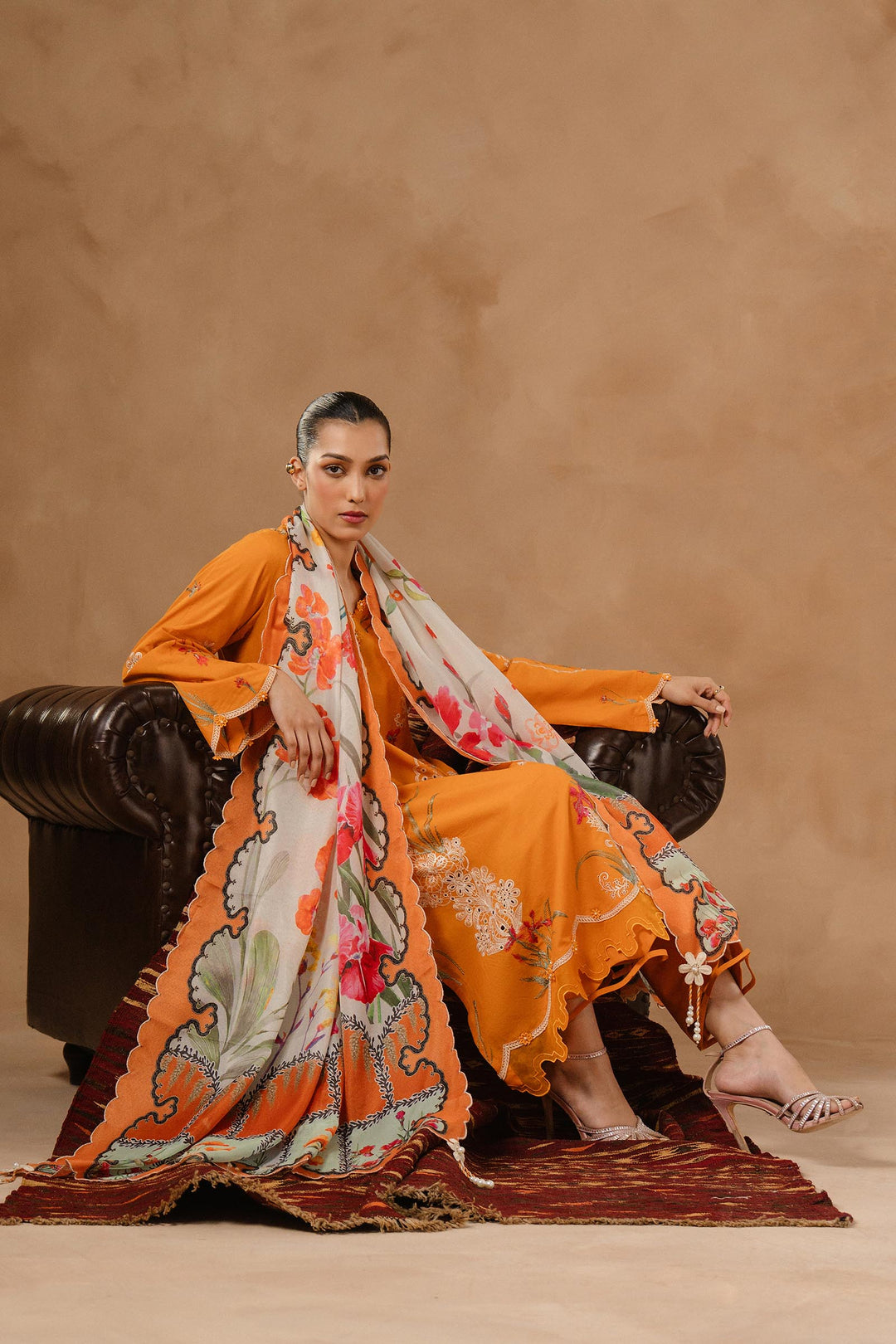 Sana Safinaz - Muzlin Lawn Unstitch Suit For Women - 3 Piece