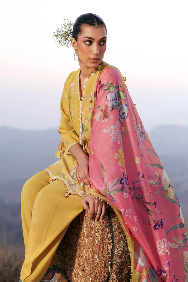 Sana Safinaz - Muzlin Lawn Unstitch Suit For Women - 3 Piece