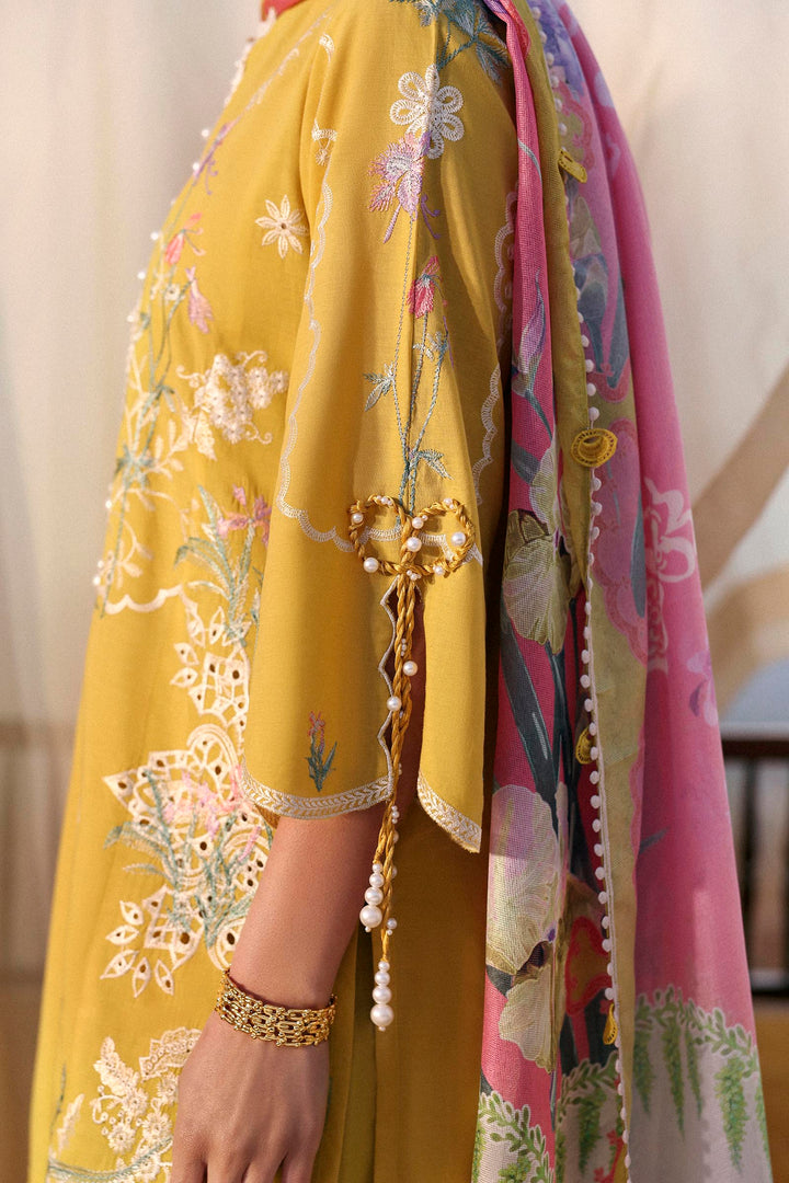 Sana Safinaz - Muzlin Lawn Unstitch Suit For Women - 3 Piece