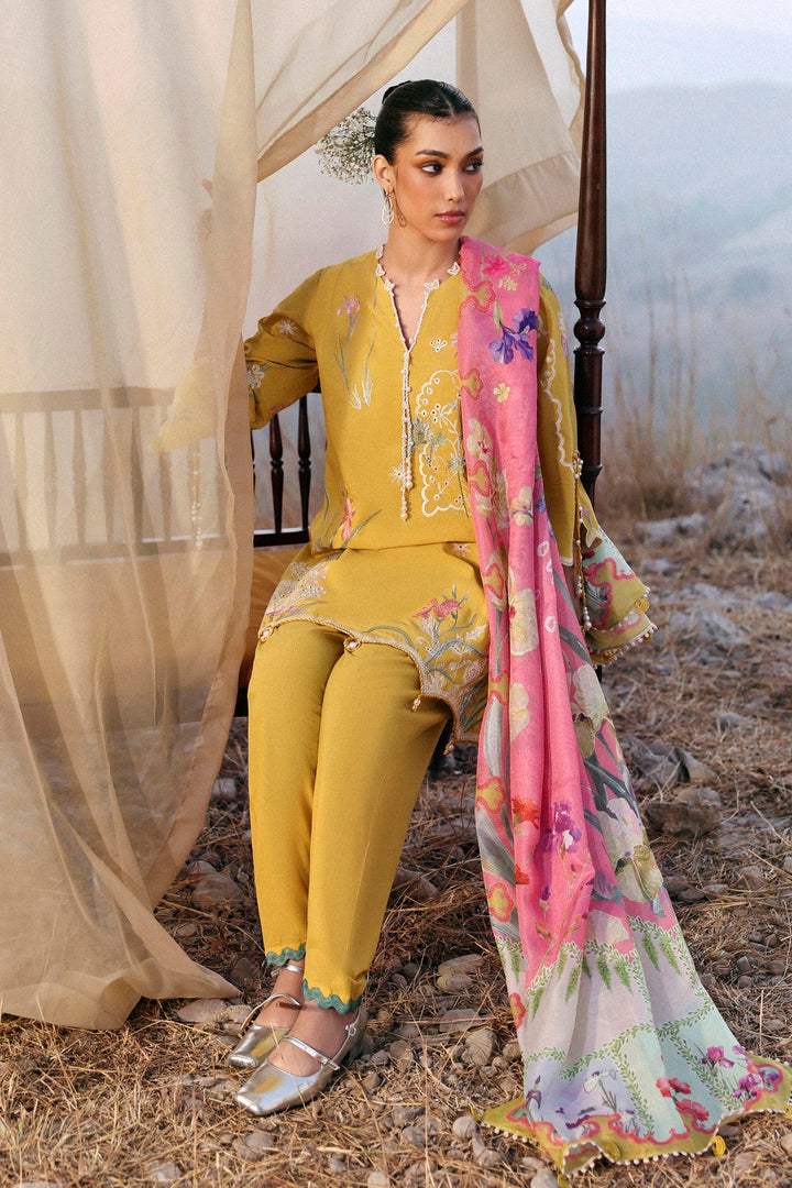 Sana Safinaz - Muzlin Lawn Unstitch Suit For Women - 3 Piece