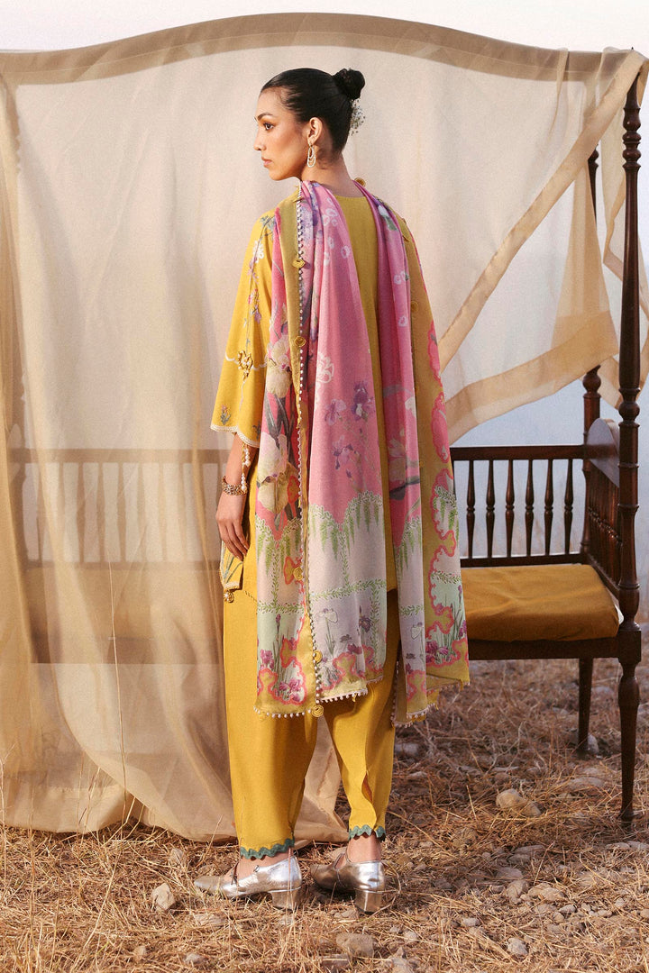 Sana Safinaz - Muzlin Lawn Unstitch Suit For Women - 3 Piece