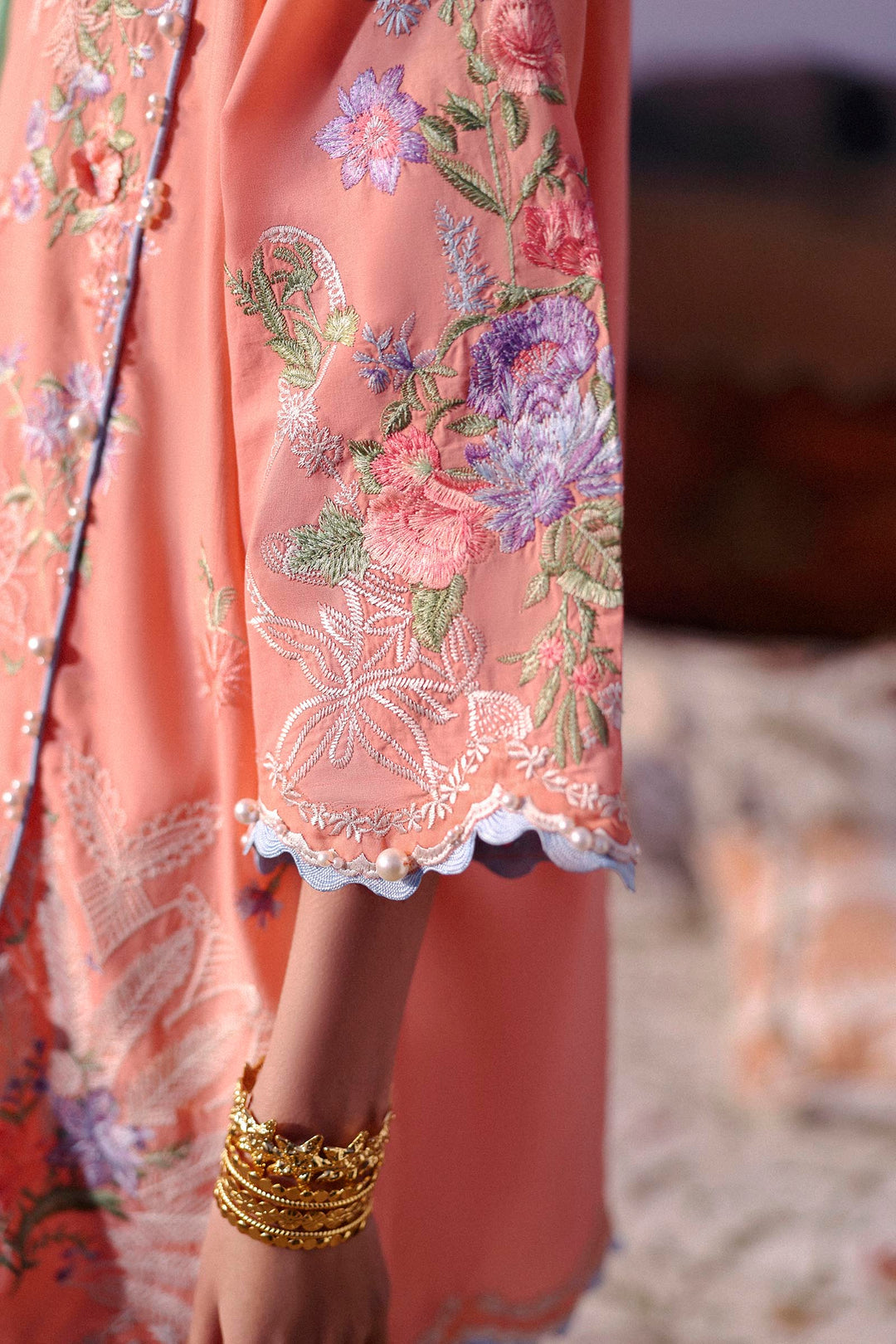 Sana Safinaz - Muzlin Lawn Unstitch Suit For Women - 3 Piece