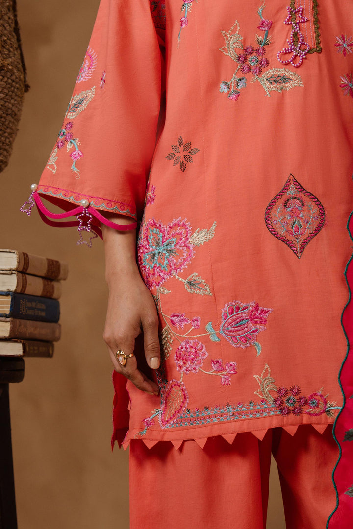 Sana Safinaz - Muzlin Lawn Unstitch Suit For Women - 3 Piece