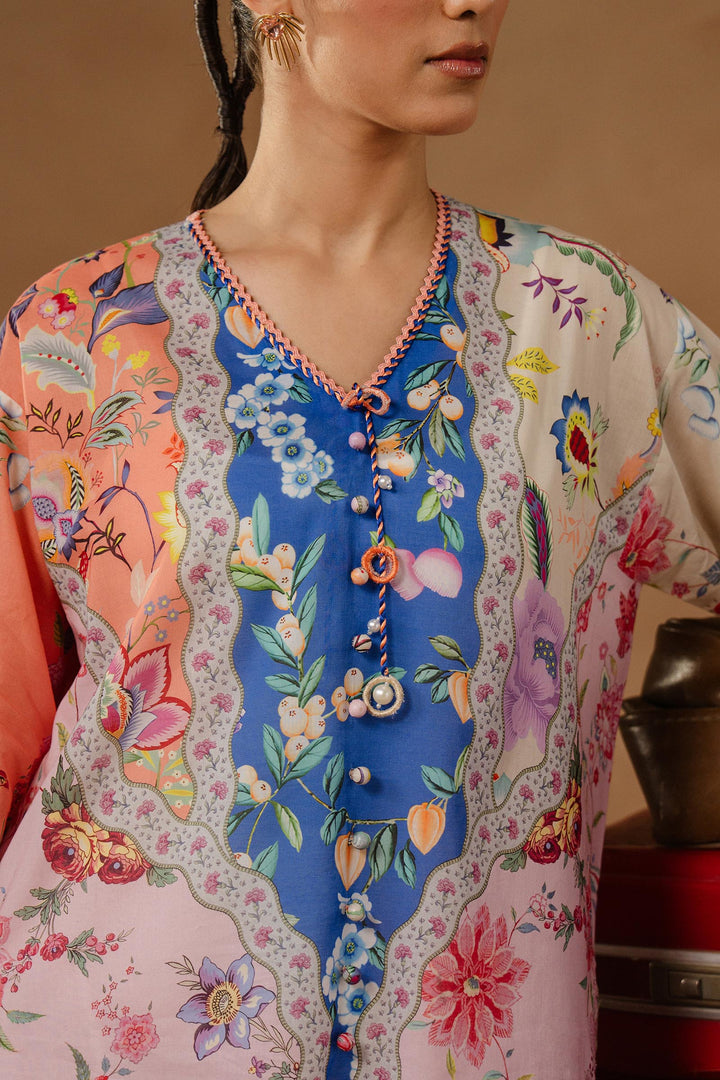 Sana Safinaz - Muzlin Lawn Unstitch Suit For Women - 3 Piece