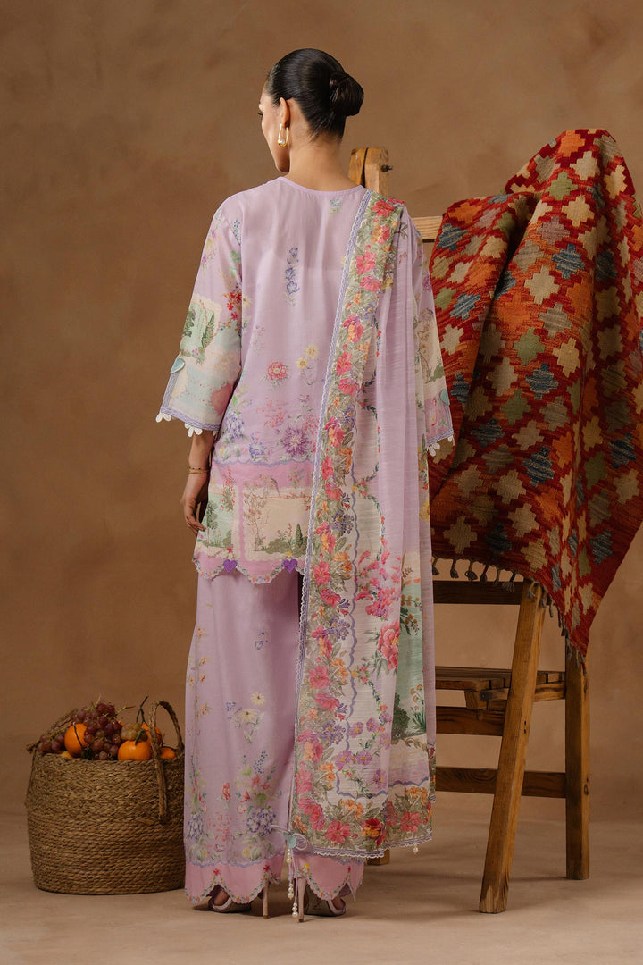 Sana Safinaz - Muzlin Lawn Unstitch Suit For Women - 3 Piece