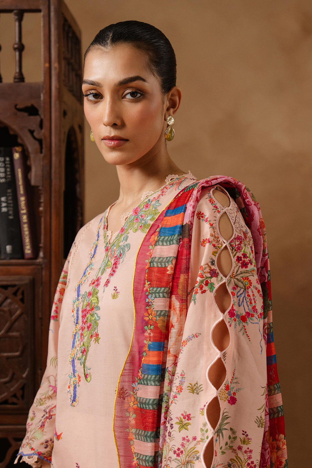 Sana Safinaz - Muzlin Lawn Unstitch Suit For Women - 3 Piece