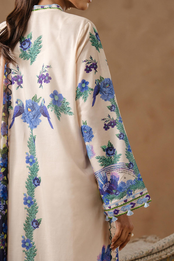 Sana Safinaz - Muzlin Lawn Unstitch Suit For Women - 3 Piece