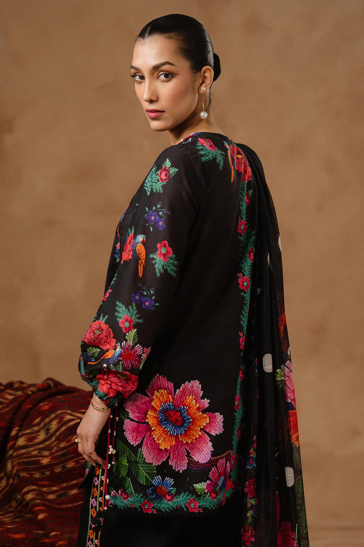 Sana Safinaz - Muzlin Lawn Unstitch Suit For Women - 3 Piece