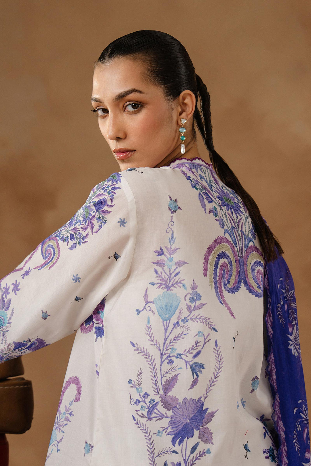 Sana Safinaz - Muzlin Lawn Unstitch Suit For Women - 3 Piece