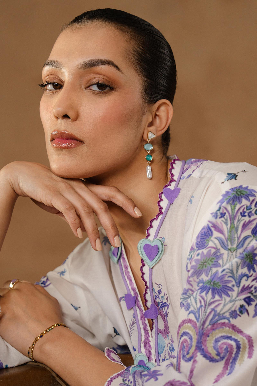 Sana Safinaz - Muzlin Lawn Unstitch Suit For Women - 3 Piece