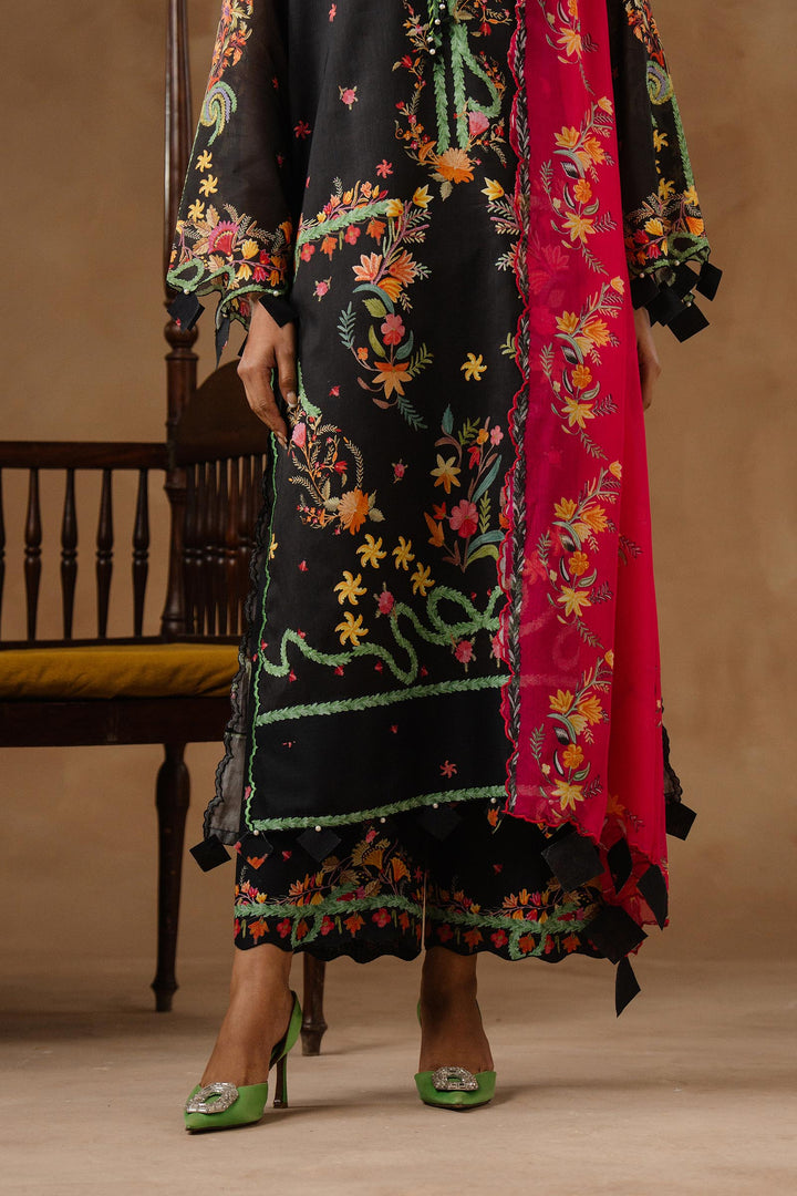Sana Safinaz - Muzlin Lawn Unstitch Suit For Women - 3 Piece