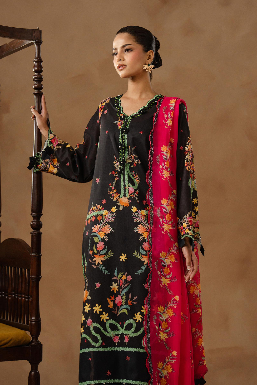Sana Safinaz - Muzlin Lawn Unstitch Suit For Women - 3 Piece