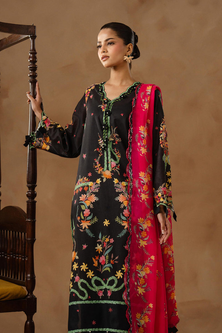 Sana Safinaz - Muzlin Lawn Unstitch Suit For Women - 3 Piece