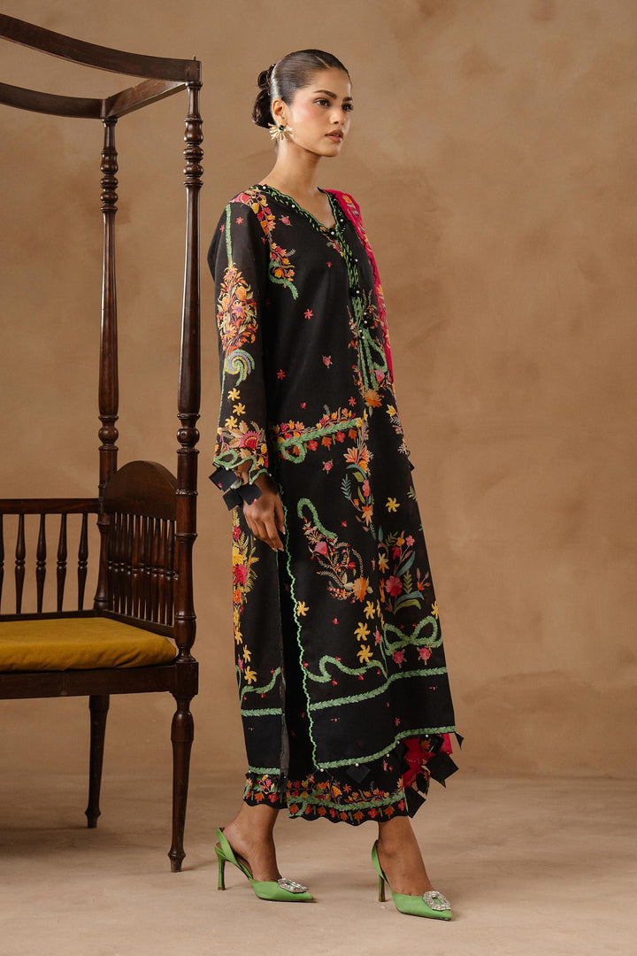Sana Safinaz - Muzlin Lawn Unstitch Suit For Women - 3 Piece