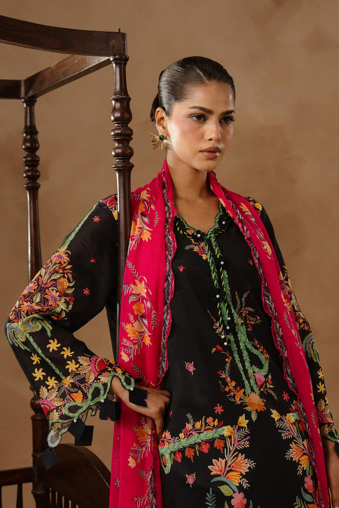 Sana Safinaz - Muzlin Lawn Unstitch Suit For Women - 3 Piece