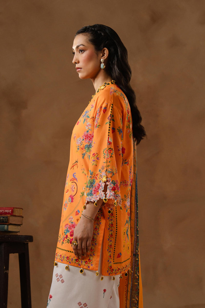 Sana Safinaz - Muzlin Lawn Unstitch Suit For Women - 3 Piece