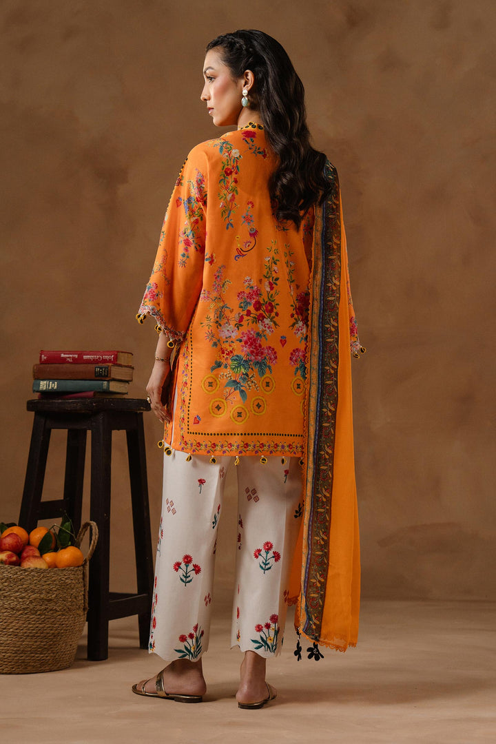 Sana Safinaz - Muzlin Lawn Unstitch Suit For Women - 3 Piece