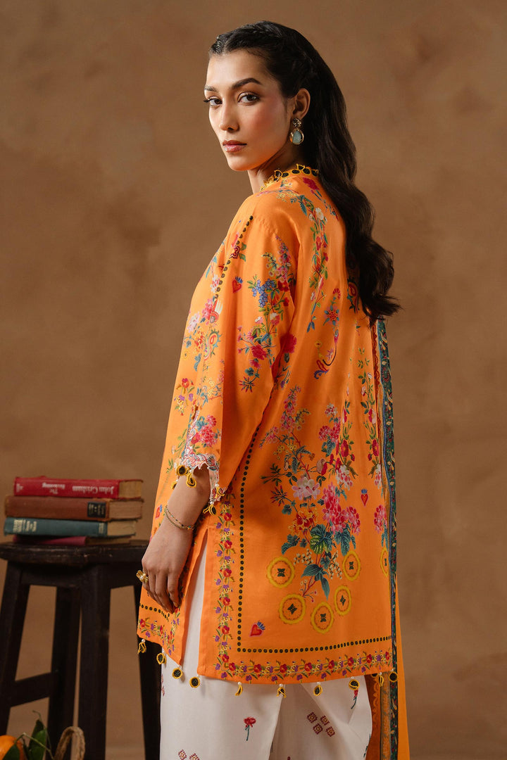 Sana Safinaz - Muzlin Lawn Unstitch Suit For Women - 3 Piece