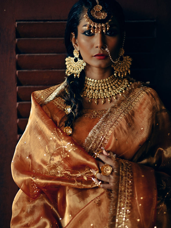 Sanam Chaudhri MALA Orange 3 Piece