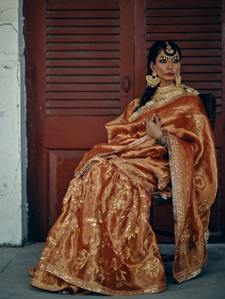 Sanam Chaudhri MALA Orange 3 Piece