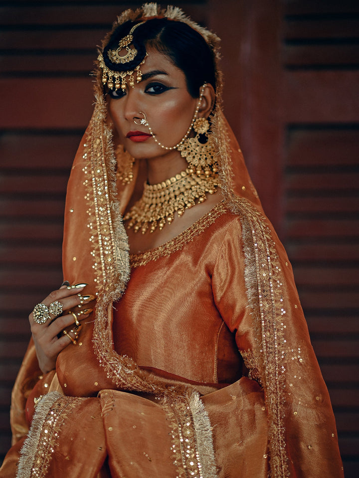 Sanam Chaudhri MALA Orange 3 Piece