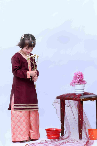 Mom4Little - Bahaar Suit - Purple & Pink - 3 Piece - Studio by TCS
