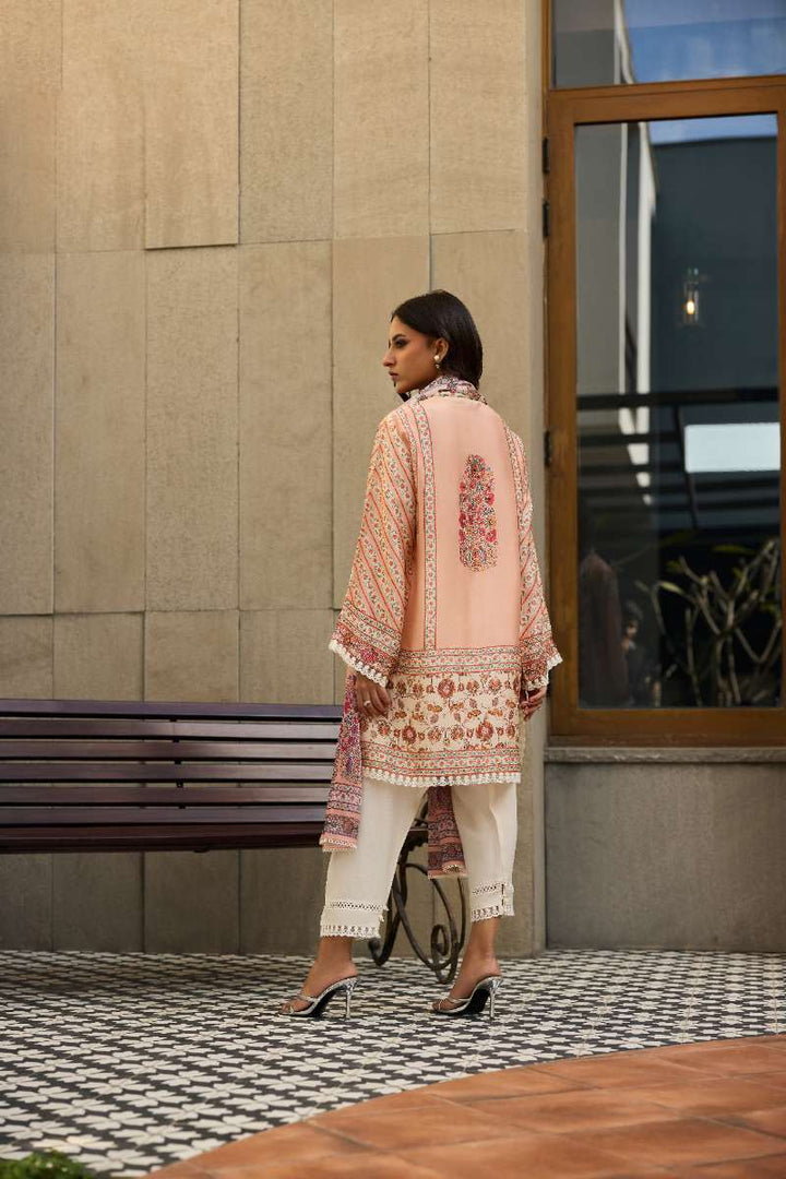 Deepak Perwani - Iznik Silk Suit For Women - 3 Piece - Studio by TCS