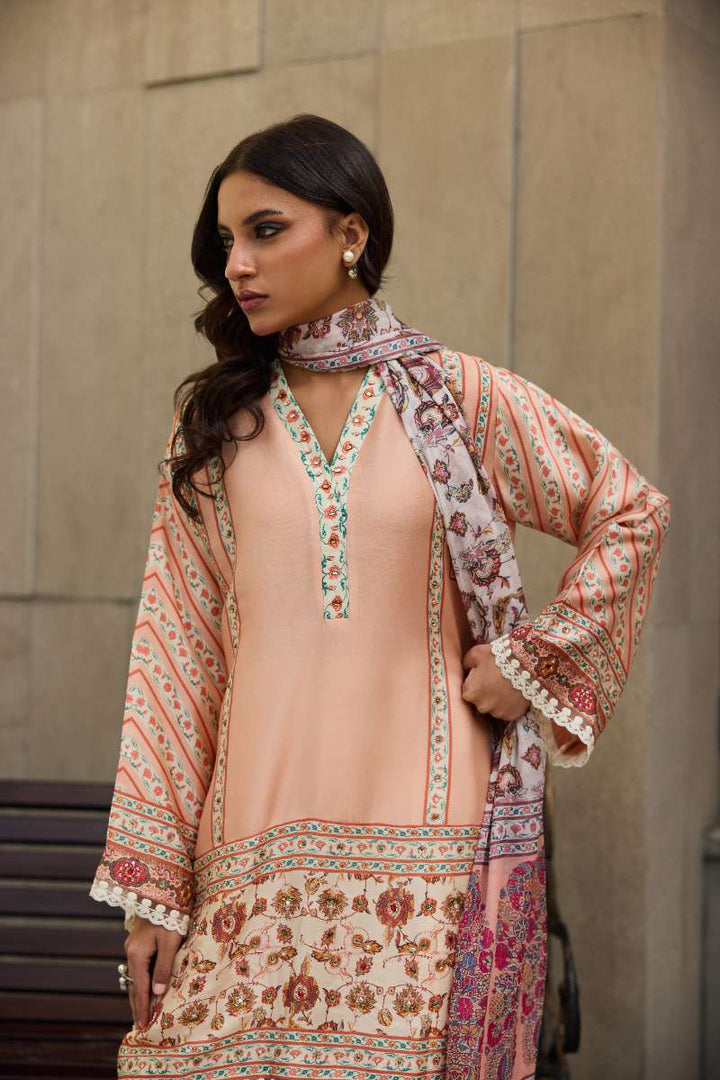 Deepak Perwani - Iznik Silk Suit For Women - 3 Piece - Studio by TCS