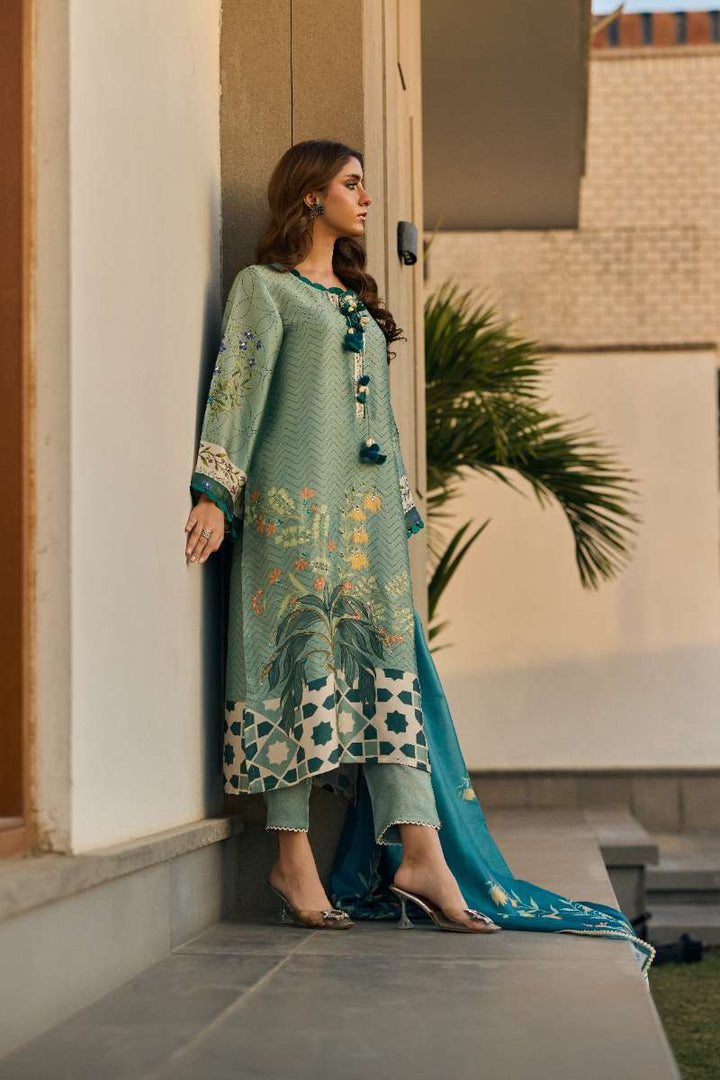 Deepak Perwani - Azura Silk Suit For Women - 3 Piece