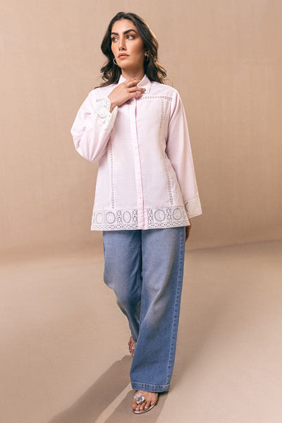 Image - Baby Pink Embroidered Top - 1 Piece - Baby Pink - Cross Hatch - Studio by TCS