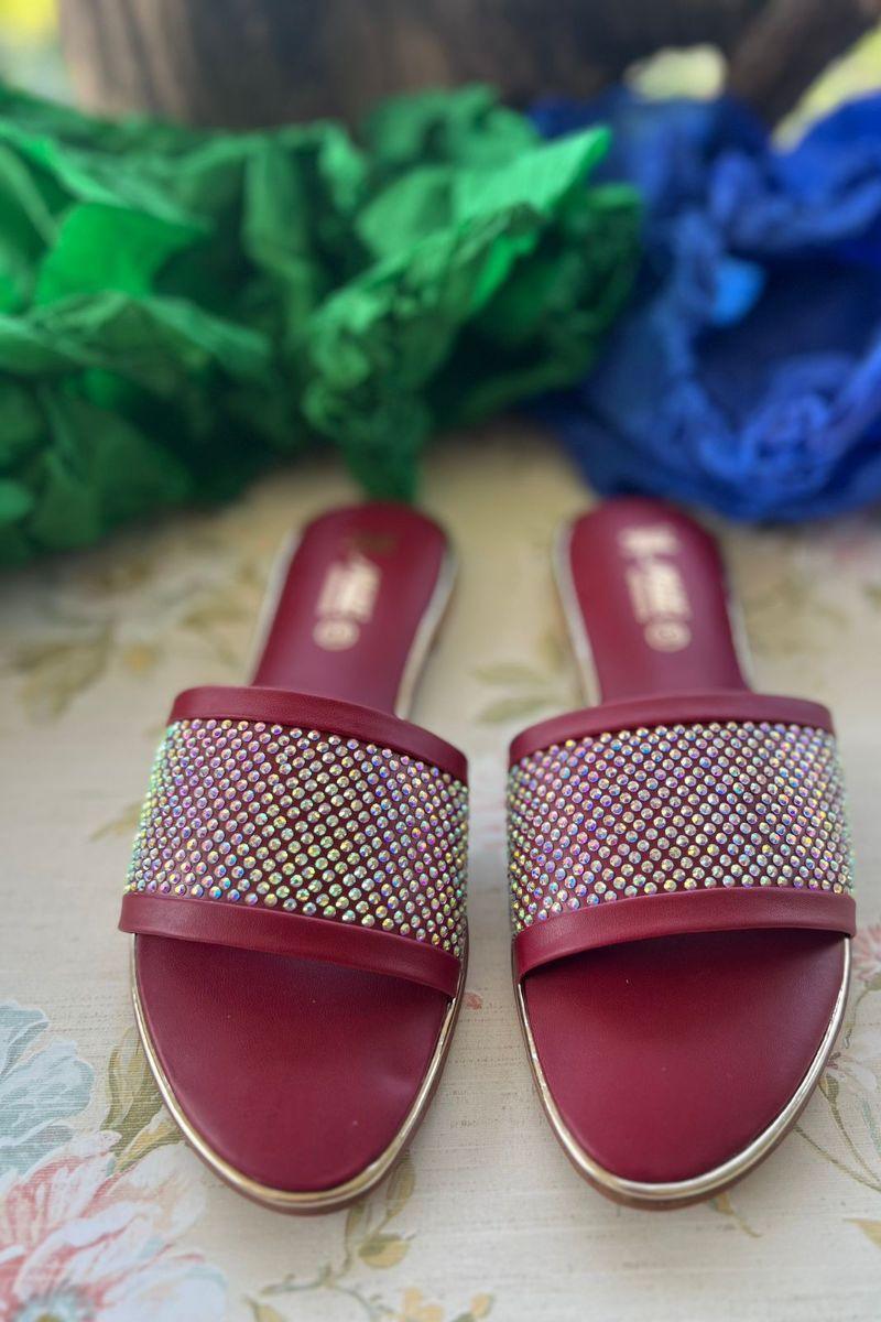 MILLI SHOES - Semi Formal Slides - Red - 1366