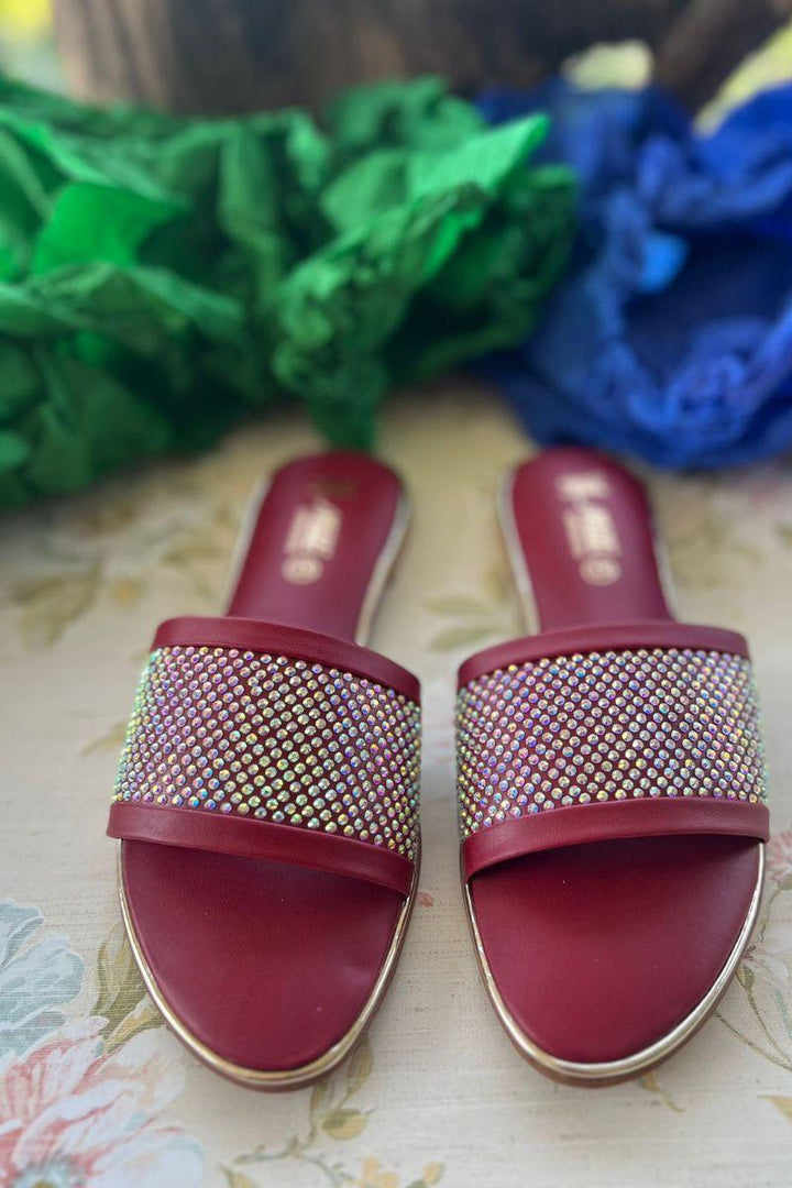 MILLI SHOES - Semi Formal Slides - Red - 1366