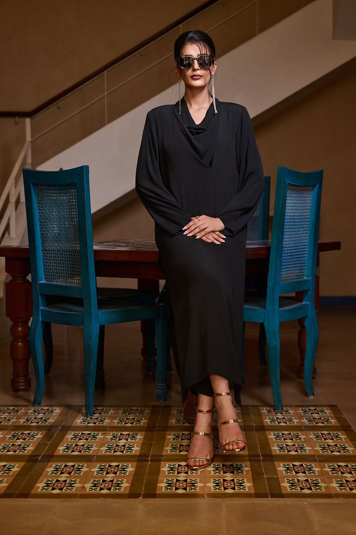 Maheen Khan - ALARA - blended crepe - Black - 2 Piece