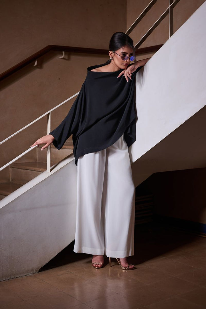 Maheen Khan - LILA - Crepe - Black - 1 Piece