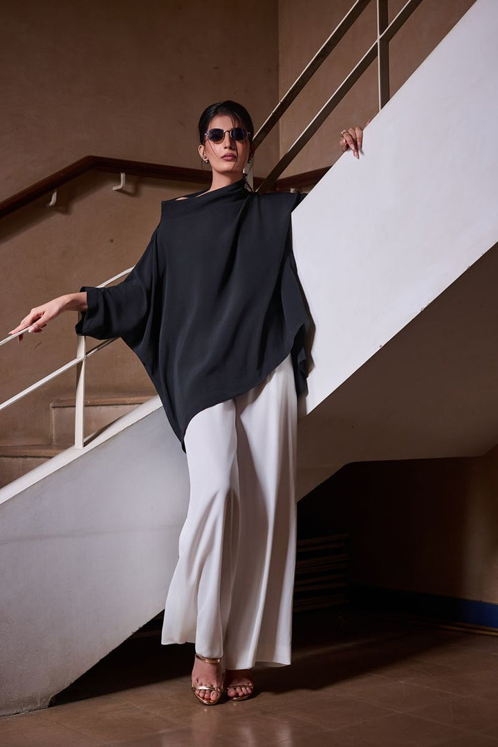 Maheen Khan - LILA - Crepe - Black - 1 Piece