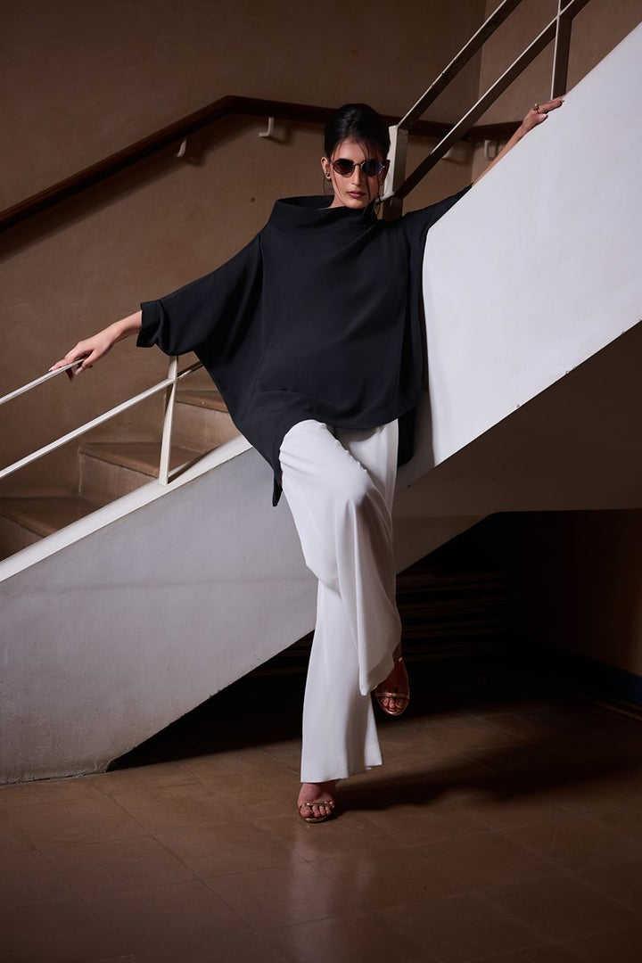 Maheen Khan - LILA - Crepe - Black - 1 Piece