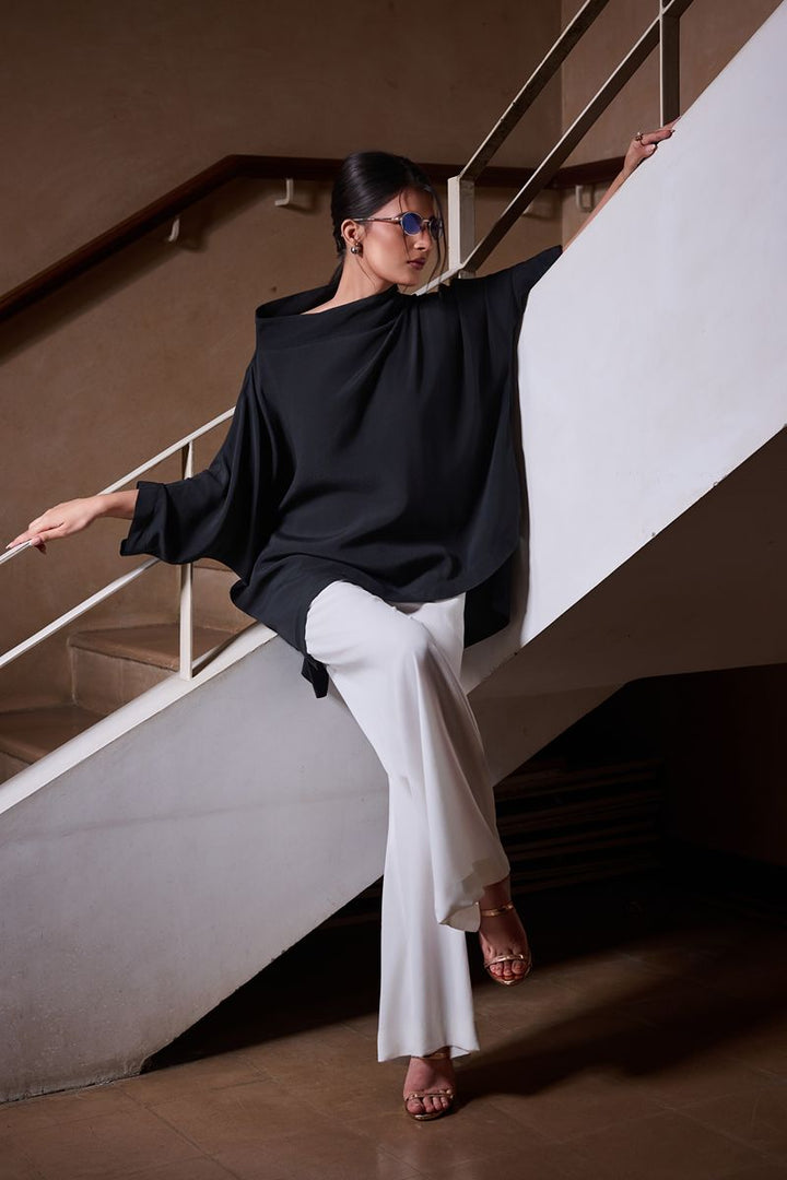 Maheen Khan - LILA - Crepe - Black - 1 Piece