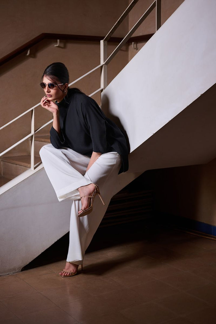 Maheen Khan - LILA - Crepe - Black - 1 Piece