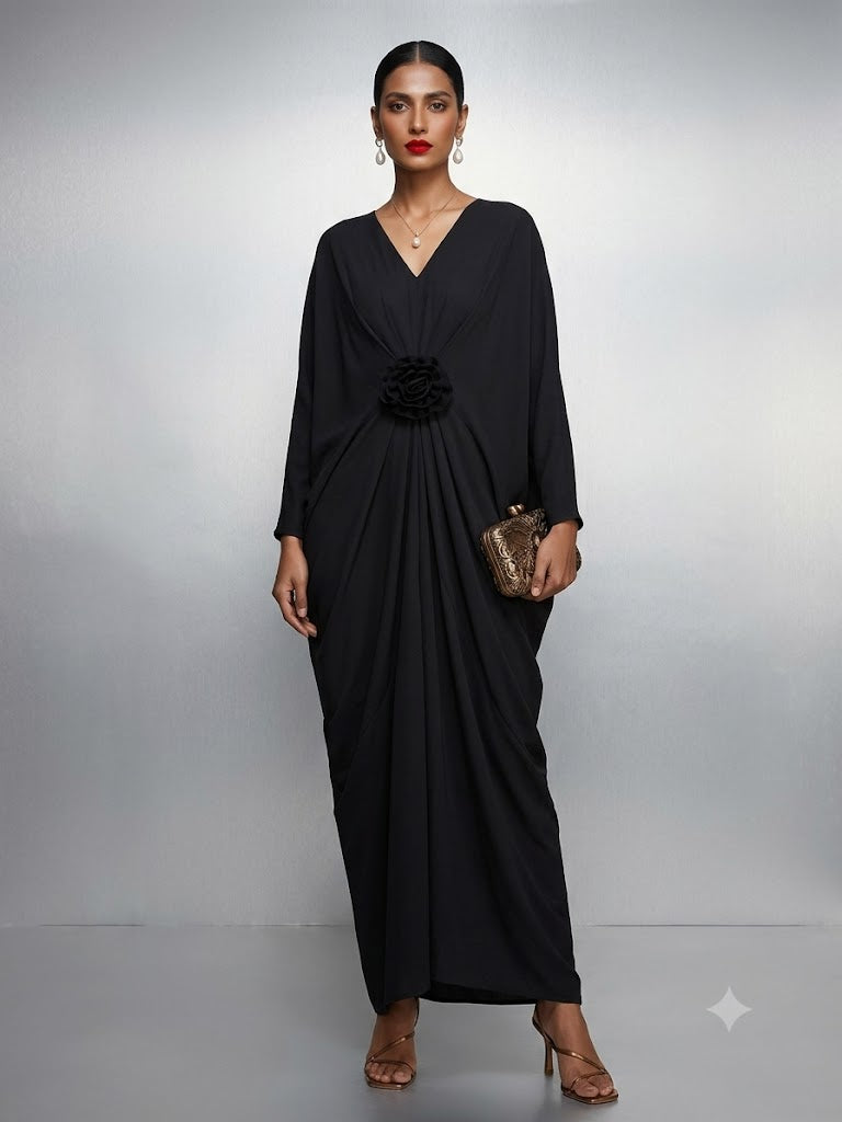 Maheen Khan Eclipse Kaftan Black 1 Piece
