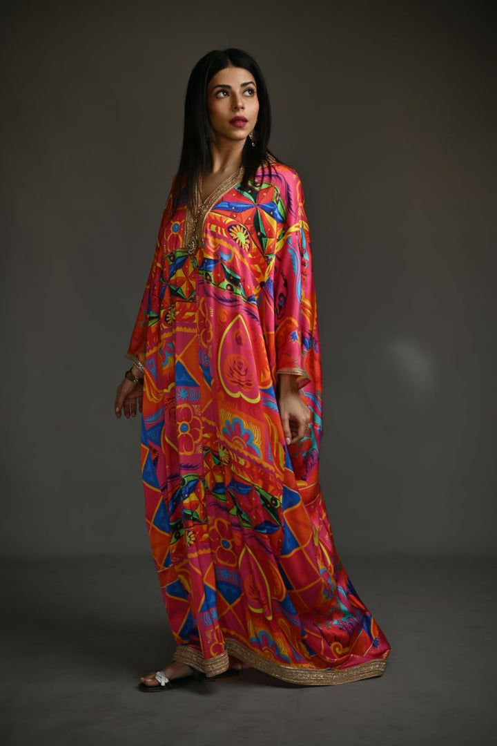 Maheen Khan - VIOLA - Multi - Blended Silk - 1 Piece
