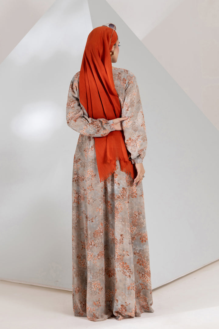 Malbus - Mahira - Chiffon - Pebble - 1 Piece