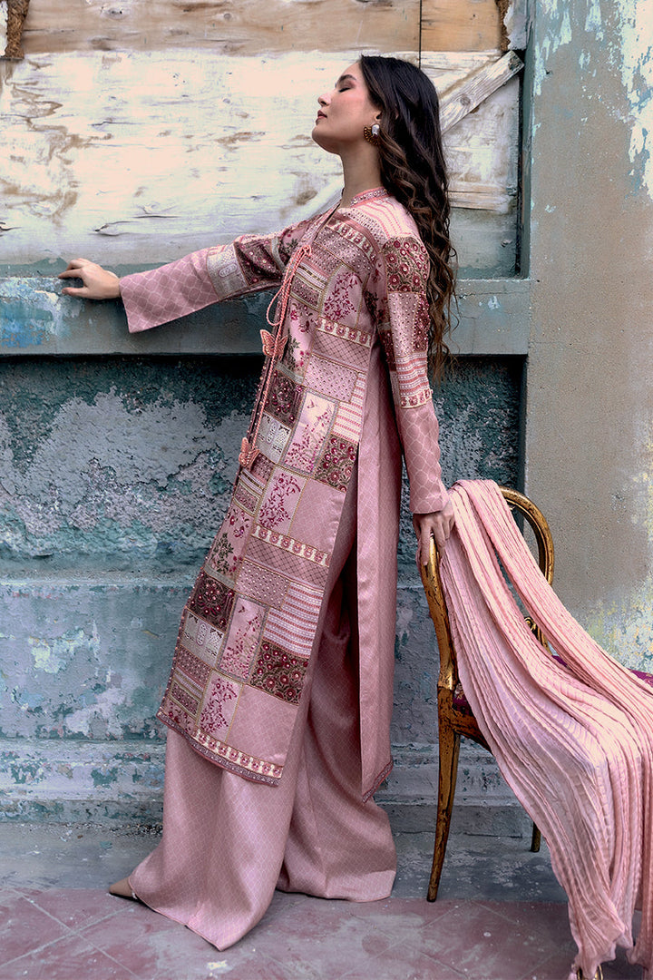 Shamaeel - Rose Mosaic - Viscose Silk